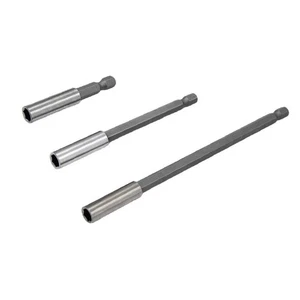 3PC Extension Rods for Quick Change 14 Inch Shank Screwdriver Bits 75 150mm - Picture 1 of 10