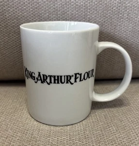 KING ARTHUR FLOUR Ceramic Coffee Cup Mug - White Black Letters (Cordon Bleu) - Picture 1 of 3