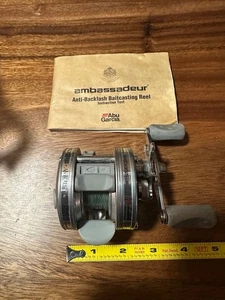 Abu Garcia Ambassadeur 4600 AB Bait Cast Fishing Reel Made in Sweden - Picture 1 of 12