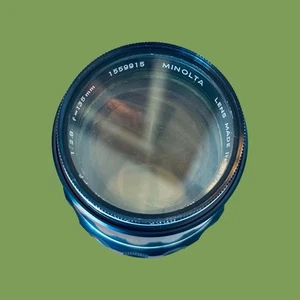 Minolta MC Tele Rokkor-PF Lens 135mm f 2.8 & Case Bundle Japan VTG 70s - Picture 1 of 16