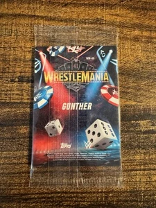 WWE WrestleMania 41 Las Vegas Card Pack Gunther è numerato - Foto 1 di 2