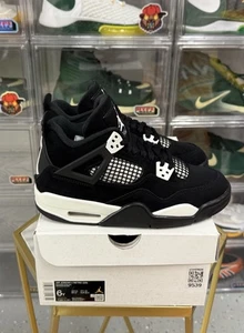 Size 6Y - Jordan 4 White Thunder Preowned OG Box - Picture 1 of 6