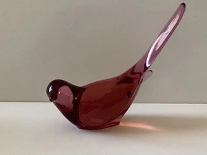Fenton Dusty Rose Bird Of Happiness - Picture 1 of 5