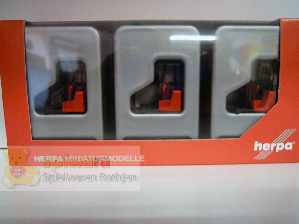 Herpa 053860 Zubehör Mitnahmestapler mit Heckstoßfänger, (Inhalt: 3 Stück) - Bild 1 von 1