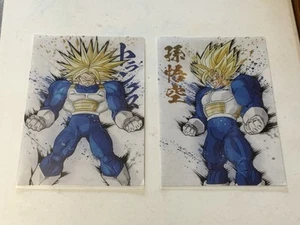 Dragon Ball Z ULTIMATE EVOLUTION Goku Trunks Clear File Ichiban Kuji Japan Lot - Picture 1 of 2