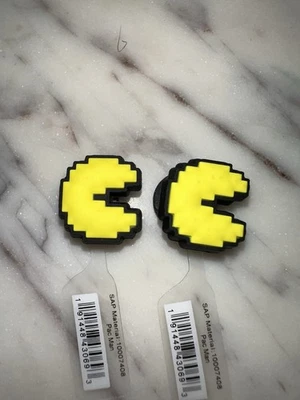 2x Pixelado Narcótico Pac-Man • Auténtico Original Jibbitz • Dijes Zapatos Crocs Foto 1 de 2