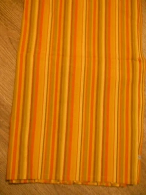 Mantel cuadrado de algodón Primitive Artisans Inc 60 a rayas Foto 1 de 3