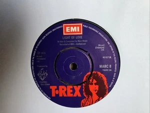 T.REX 7”SINGLE LIGHT OF LOVE.USED. - Picture 1 of 2