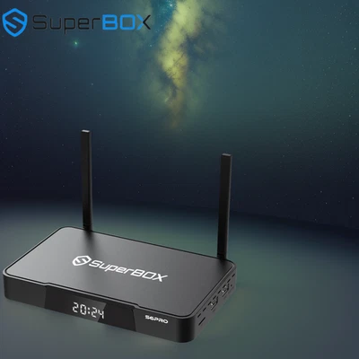 HD SuperBox S6 Pro Android TV Box - No Fees - Authorized Distributor - Fast Ship - Image 1 of 4