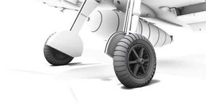 CMK 1/72 CMK Messerschmitt Bf 109E Wheels Resin - Picture 1 of 1