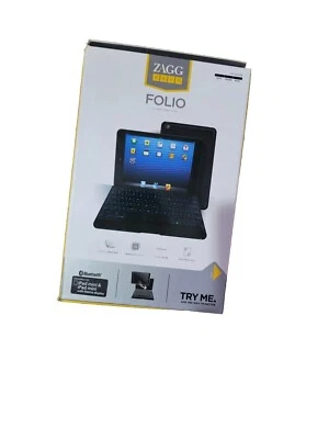 Funda con teclado Zagg Keys Folio cuerpo completo compacto Bluetooth para iPad Mini usada en excelente estado.  Foto 1 de 4