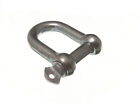 100 X D Shackle U Lock And Pin Wire Rope Fastener 16Mm 5/8 Inch Bzp