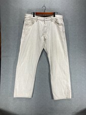 Sean John Hamilton Jeans Mens Size 40 Off-White Beige