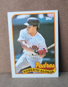 1989 Topps #206 Roberto Alomar rookie card RC