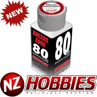 RACER EDGE 80 Weight, 1,000cSt, 70ml 2.36oz Pure Silicone Shock Oil # RCE3280 - Image 1 of 2