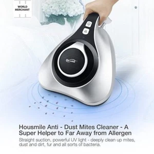 Housmile Anti-dust Mites Vacuum Cleaner UV Light Advanced Hepa Filtration Filter - Picture 1 of 4