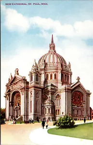Vtg 1910s New Cathedral St Paul Minnesota MN Postcard - Picture 1 of 2