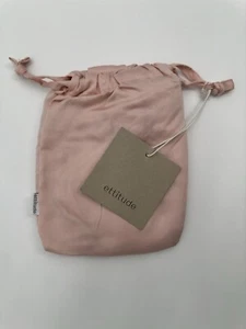 ETTITUDE Sateen Shortie Bamboo Cloud Pink Women’s Size Large NEW Lounge PJ Short - Picture 1 of 8