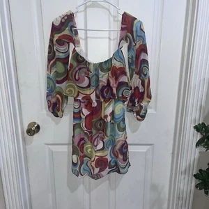 Judith March Multicolored Dress Sz Small - Picture 1 of 6