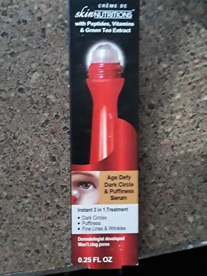 SKINTASTICS ANTI-AGING Roll on EYE SERUM for PUFFY EYES CREATING Dark circles!! W/PEPTIDES