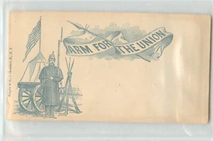Brazo de cubierta patriótico de la Guerra Civil para rifles apilados con bandera estadounidense de la Unión - Imagen 1 de 2