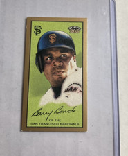 2003 Topps 205 #1- BARRY BONDS Mini Brown Honest Back Parallel SP