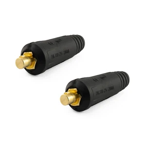 2 x Dinse Male Welding Cable Plug to Suit 10-25mm - CP1025 -100-200Amp - Bild 1 von 7