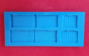 Silikonform für Modell und Dioramenbau H0 1:87 Mauern/ Zäune - Bild 1 von 1