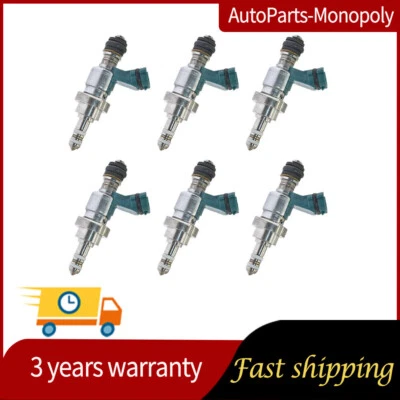Juego de 6 inyectores de combustible para Lexus IS250 2006-2013 GS300 2006 2,5 L 23250-31020 Foto 1 de 4