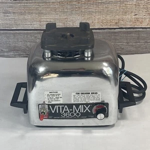 Vtg Vitamix 3600 Blender Mixer 479041 Stainless Steel Motor Base Only WORKING - Picture 1 of 12