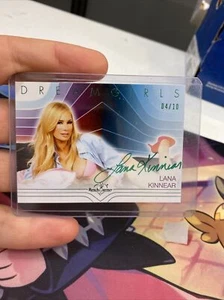 2016 Bench Warmer Dreamgirls Lana Kinnear Authentic Autograph Card Green #4/10 - Picture 1 of 3