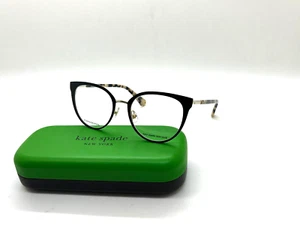 OCCHIALI DA VISTA CAT OTTICI KATE SPADE DONNA DARIELA 807 NERO/AVANA 51-19-140MM - Foto 1 di 4