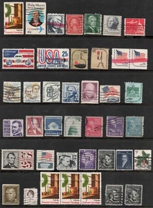 USA No.29 CLEARANCE!!! ALL HAVE TO GO, COLLECTION OF (41) STAMPS USED. - Picture 1 of 1