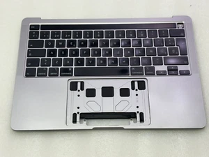 Keyboard topcase clavier QWERTY ESPAGNE APPLE MacBook PRO 13" 2020 A2338M1 GRIS - Afbeelding 1 van 2
