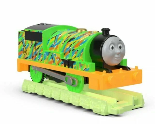 Fisher-Price Thomas & Friends Trackmaster Percy Hyper Glow Motorized Train