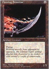 4x Dancing Scimitar ~ Near Mint 4th Edition Fourth MTG Magic x4 4 UltimateMTG Pl
