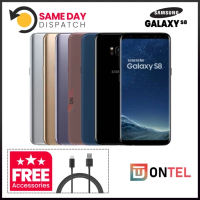 Samsung Galaxy S8 SM-G950F 64GB Unlocked Android Smartphone Colour Grade A Good - Image 1 of 3