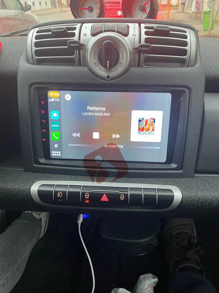 32G Für Benz Smart Fortwo 451 2005-2010 Android 13 Autoradio CarPlay GPS Navi - Bild 1 von 4