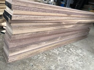 Walnut Timber Offcuts 20@ 48x10x500 - Picture 1 of 2
