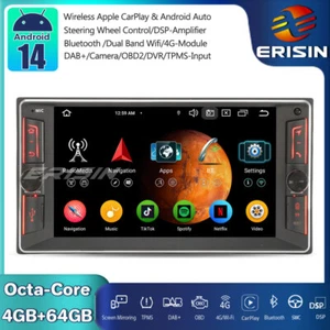 64GB Android 14 Autoradio Navi für Toyota Corolla RAV4 Vios Vitz Prado Hilux - Bild 1 von 21