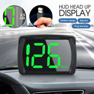 Car Digital GPS Satelite Speedometer Speed KM/H HUD Head Up Display Universal BK