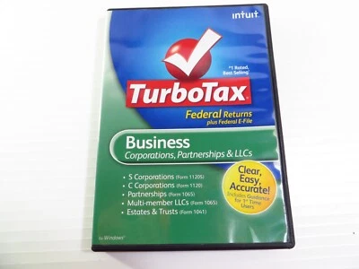 TURBOTAX BUSINESS 2010 CD for CORPORATION ESTATE TRUST TURBO TAX, Retail Pack - Image 1 of 4