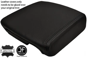 BLACK STITCHING ARMREST LID LEATHER COVER FITS VW AMAROK 2010-2016 - Picture 1 of 1