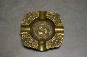 ANTIQUE VICTORIAN HORROCKSES CREWDSON BRASS ASHTRAY NO 9525 MANCHESTER - Foto 1 di 15