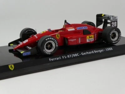 Ixo Die Cast F1 Ferrari F1-87/88C #28 Gerhard Berger 1988 1/24 LAF1720 - Immagine 1 di 2