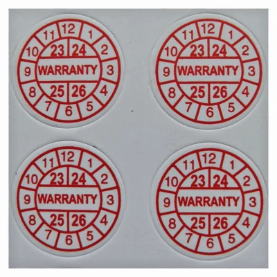 STICKERSLAB ETICHETTE BOLLINI ADESIVI ANTIMANOMISSIONE CON SIGILLO DI GARANZIA - 100 PEZZI