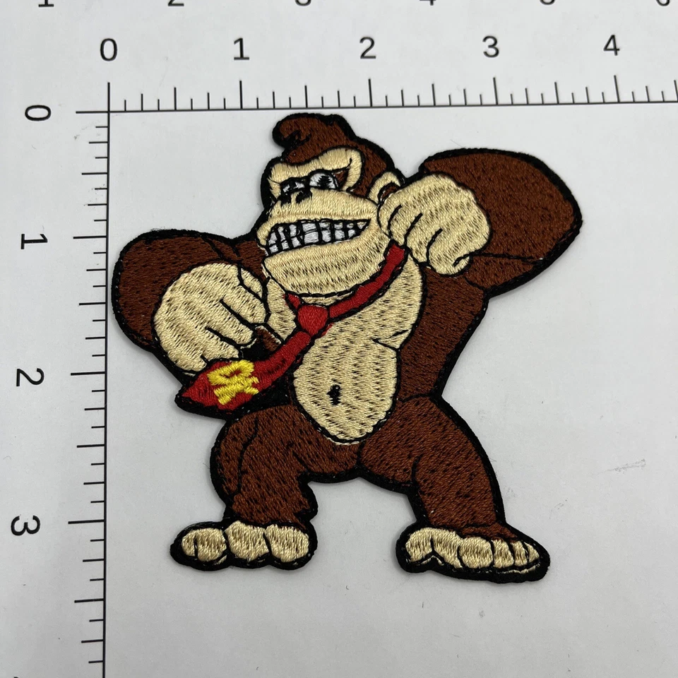 Donkey Kong Nintendo Iron-on Hard Rock Band Patches #51 - Image 1 of 1