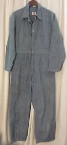 Vintage LEE UnionAlls Coperte Sanforizzate 100% Cotone 46x36x28 5'4""-5'7"" USA! VGUC - Foto 1 di 9