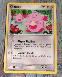 Chansey 20/115 Basic COMMON Unseen Forces 2005 Pokémon Card - Picture 1 of 4