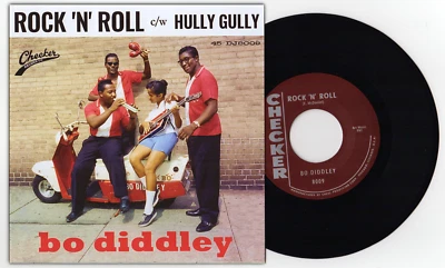 BO DIDDLEY - "ROCK N ROLL" b/w "HULLY GULLY" - TOP CLASS BLASTERS! LISTEN - Image 1 of 3